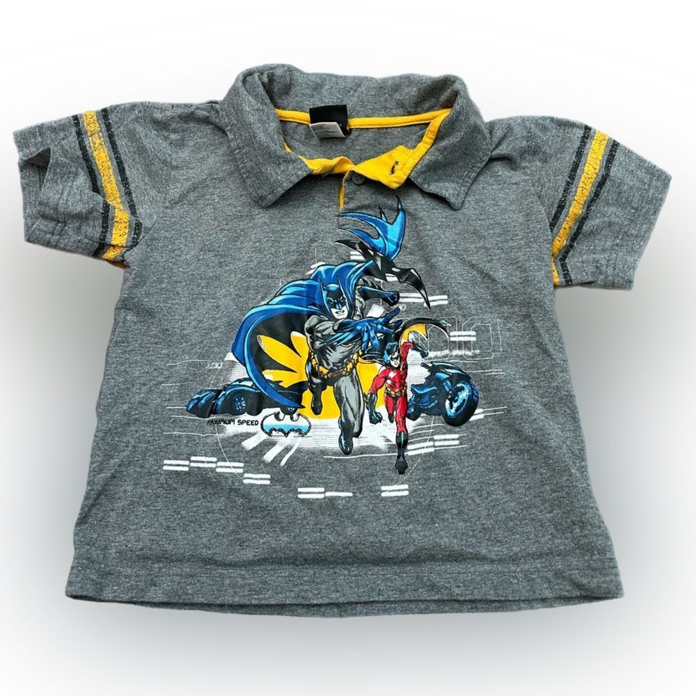 Y2K Boys Batman Polo Shirt